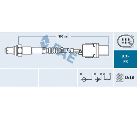 Lambda sonda FAE 75059