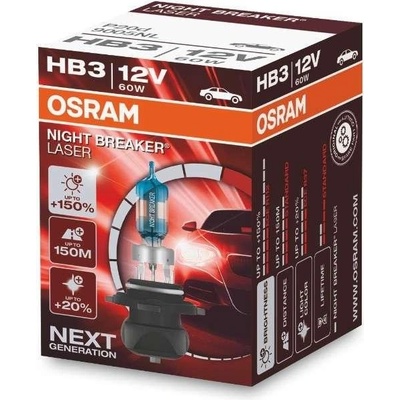 Osram Night Breaker Laser HB3 P20d 12V 60W 9005NL