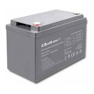 Qoltec AGM Battery | 12V | 100Ah | MAX. 30A