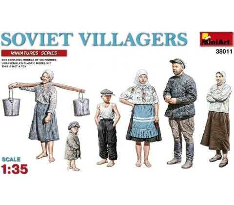 MiniArt Soviet Villagers 1:35