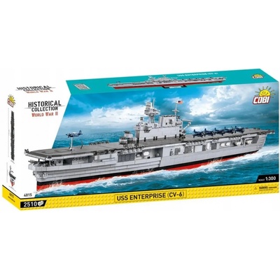 Cobi 4815 Americká letecká loď USS Enterprise CV-6, 1: 300, 2510 k – Zbozi.Blesk.cz