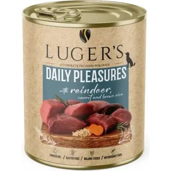 Luger’s Superfood Luger`s Dog храна за кучета с еленско и моркови, 800gr