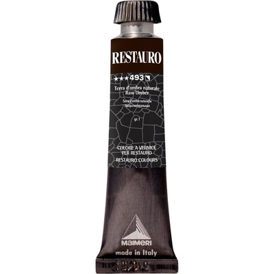 Maimeri Varnish Restauro Боя за реставрация Raw Umber 493 20 ml 1 бр (M3302493)