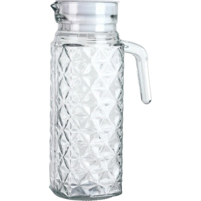 MAKRO Džbán sklenený 1000ml, 7,5x24cm