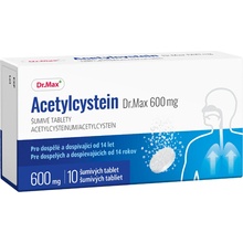 Acetylcystein Dr.Max 600 mg tbl.eff.10 x 600 mg