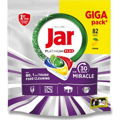 Jar Platinum Plus 30 Minute Miracle kapsle do myčky 82 ks – Hledejceny.cz