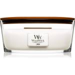 WoodWick Linen ароматна свещ с дървен фитил (hearthwick) 453.6 гр