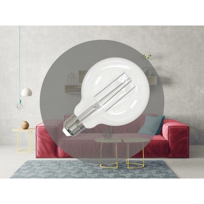 Nedes LED žiarovka FILAMENT G95 E27/13W/230V 4000K ND3761