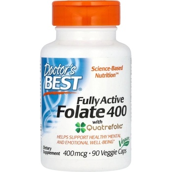 Image 1 of Doctor's Best BEST Fully Active Folate 400 mcg [90 капсули]
