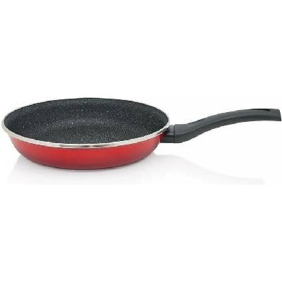 Metalac Granite induction, smaltovaná pánev 24 cm, červená