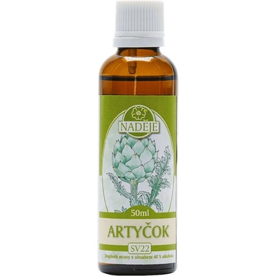 Naděje Artyčok tinktura z bylin 50 ml