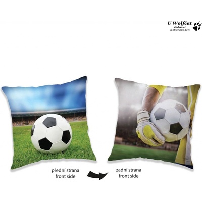 Jerry Fabrics Polštář Fotbal 40x40 – Zboží Mobilmania