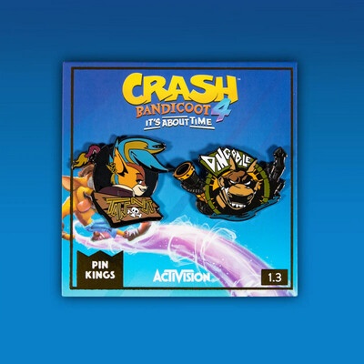 Crash Bandicoot Enamel Pin Badge Set 1.3 – Tawna Dingodile
