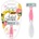 BIC SOLEIL ESCAPE Citrus - дамски самобръсначки с 4 ножчета и ароматна дръжка, 3 бр