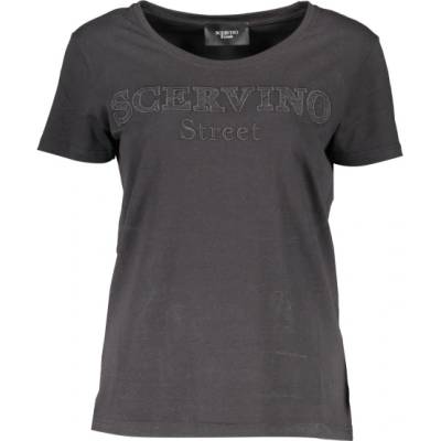 Scervino street Дамска тениска с къс ръкав scervino street, Цвят Черен (d38tl0699-tsd006_nero_sc002-nero)