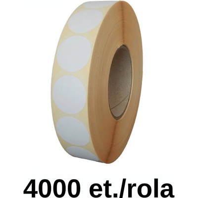 ZINTA Ролка термоетикет zinta кръгла 15мм, междина, 4000 ет. /ролка (15x15x4000-th-r-gap)