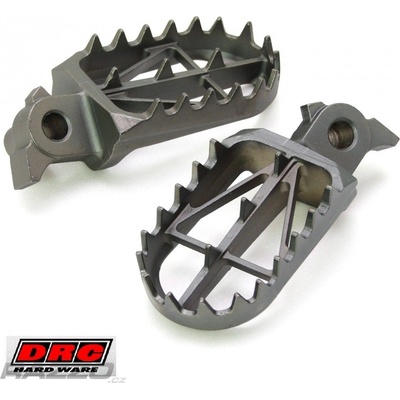 Široké ocelové stupačky DRC Wide Footpegs KTM SX SXF EXC / Husaberg / Husqvarna | Zboží Auto