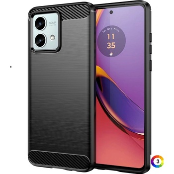 Image 1 of Motorola Moto G84 Удароустойчив Carbon Fiber Калъф и Протектор