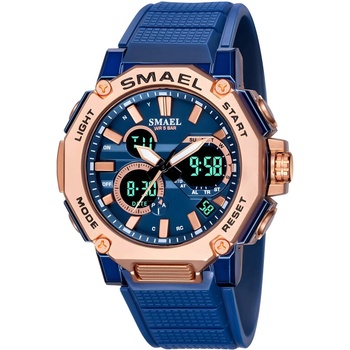 SMAEL Часовник smael tr-14091 - Син / Златен / Розов kp14091 (tr-14091)