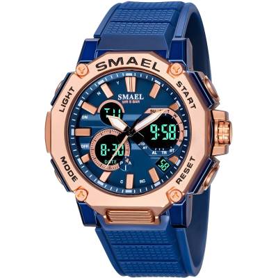 SMAEL Часовник smael tr-14091 - Син / Златен / Розов kp14091 (tr-14091)