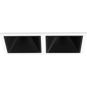 POLARIS Двойна LED луна за вграждане Squadra | 3000K | Черен рефлектор | Цена 18, 50€ (43)