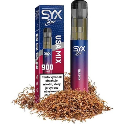 Syx Bar USA Mix 16,5 mg 900 potáhnutí 1 ks – Zboží Mobilmania