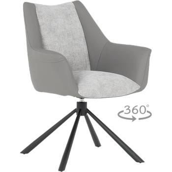 Carmen Трапезен стол tempe - светлосив