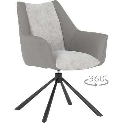 Carmen Трапезен стол tempe - светлосив