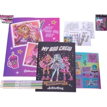 Mikro trading Monster High Omalovánky s pastelkami metalických barev nálepky