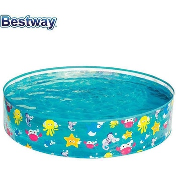 Bestway Басейн с твърд борд 122 х 25 см bestway 55028