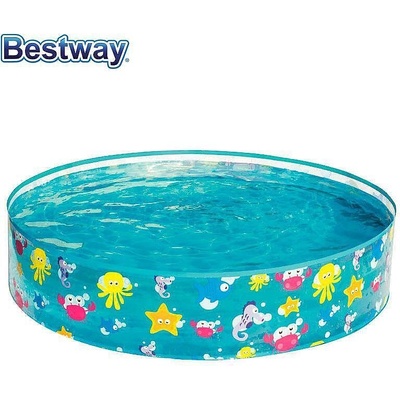 Bestway Басейн с твърд борд 122 х 25 см bestway 55028