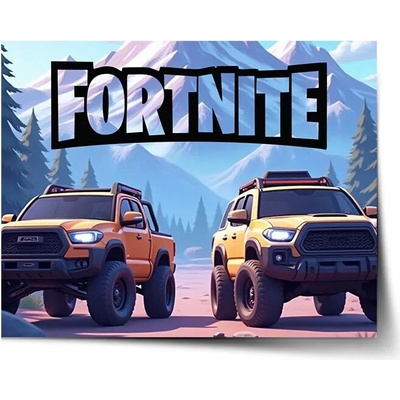 Sablio Plagát FORTNITE Off-road autá - 90x60 cm