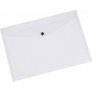 Q-Connect Envelope briefcase A3 PP latch transparent
