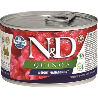 N&D Quinoa Adult Weight Management Mini 140 g