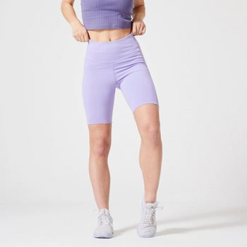 Domyos dámské fitness kraťasy 520 tvarující fialové