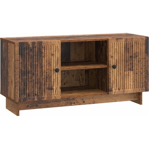 vidaXL ТВ шкаф 102 x 34, 5 x 50 cm Старо дърво Инженерна дървесина (894013)