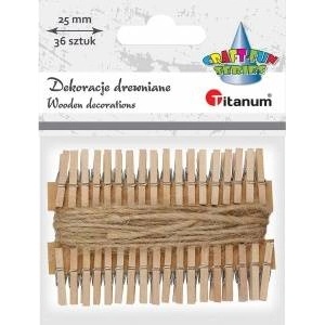 TITANUM Wooden buckles 36pcs