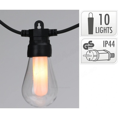 Koopman ГРАДИНСКИ led ГИРЛЯНД 10 КРУШКИ af5600310 ТОПЛА СВЕТЛИНА С ЕФЕКТ ip44 5м (af5600310)
