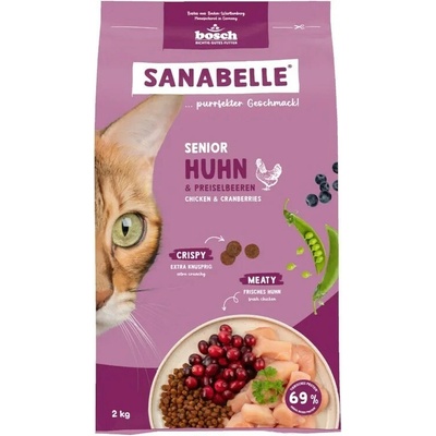 BOSCH Sanabelle Senior chicken & cranberries 2 kg
