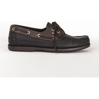 Jacket Club Мъжки лоуфъри от естествен набук 25104 - Тъмнокафяви #388791 (388791_Тъмно кафяв)