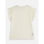 Scotch and Soda Тениска Scotch and Soda Kids Oversized Fit T-Shirt - Eggnog