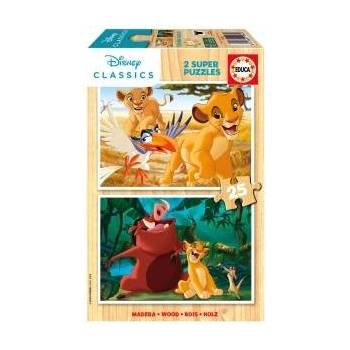 Educa Disney The Lion King wood puzzle 2x16pcs