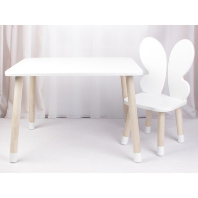 ELIS DESIGN Detský stôl a stoličky Motýlie krídla stôl + 1 stolička