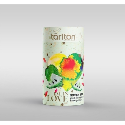 Tarlton I'm in Love Zelený čaj so soursopom a okvetnými lístkami ruží 100 g