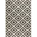 Hanse Home Черно-кремав килим за открито , 80 x 150 cm Malta - NORTHRUGS (103129-80x150)