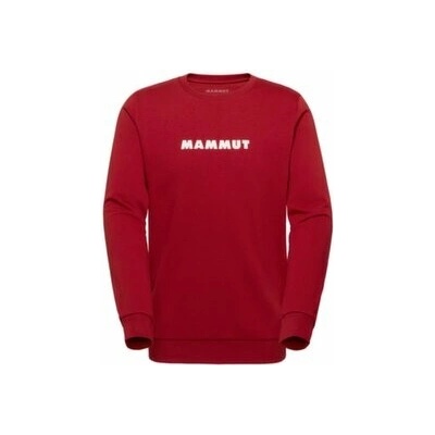 MAMMUT CORE ML CREW NECK MEN LOGO 3818 dark mammut red červená