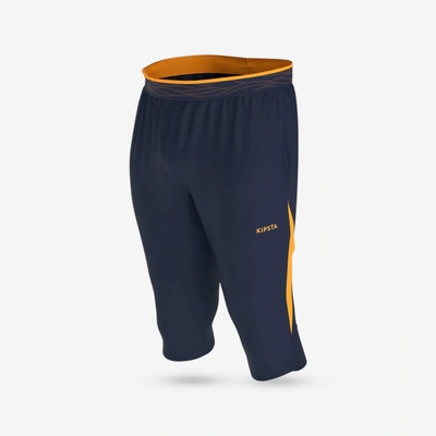 KIPSTA 3/4 futbalové nohavice CLR modro-oranžové XL (W39 L34)
