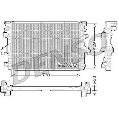 DRM32038 DENSO Chladič, chlazení motoru