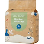 Eco Boom Бамбукови мокри кърпички Eco Boom - Joy, 16 х 20 cm, 240 броя (ECO BOOM) - baby