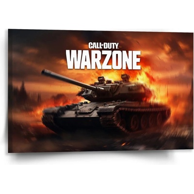 Sablio Obraz Call of Duty Warzone - tank - 120x80 cm